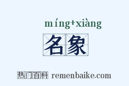 名象是什么意思的图片